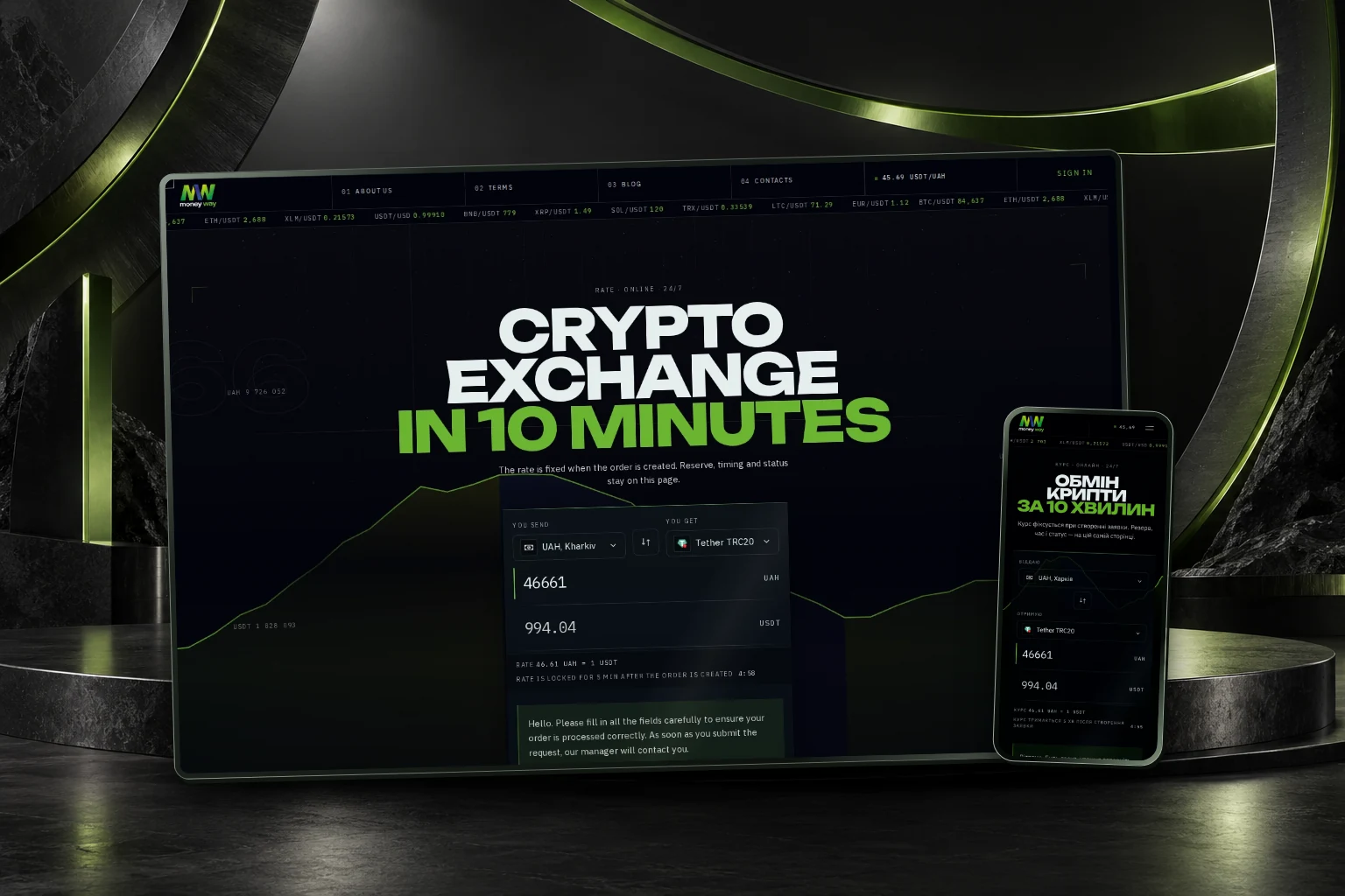 MW Exchange website presentation