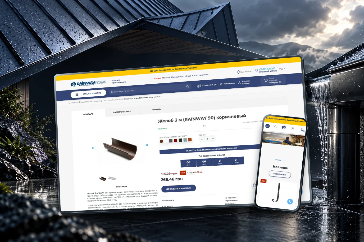 Rainway desktop and mobile interface presentation